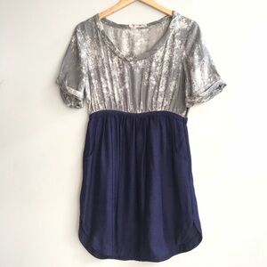 GEREN FORD Silk Contrast Dress